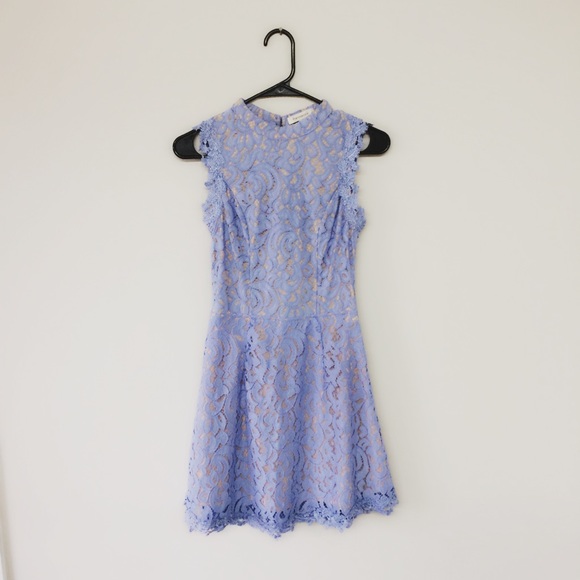 periwinkle lace dress